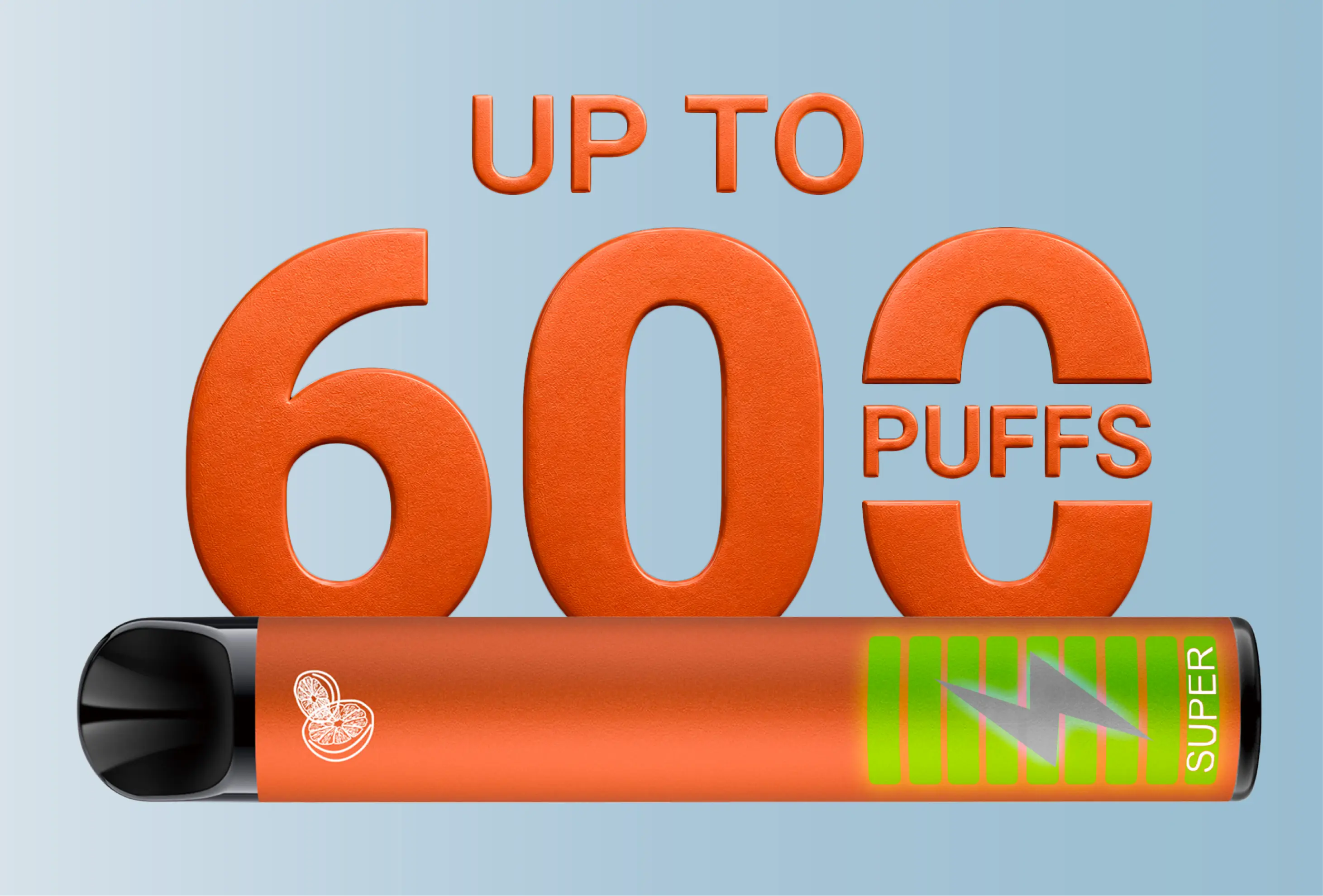 HQD Super device — up to 600 puffs