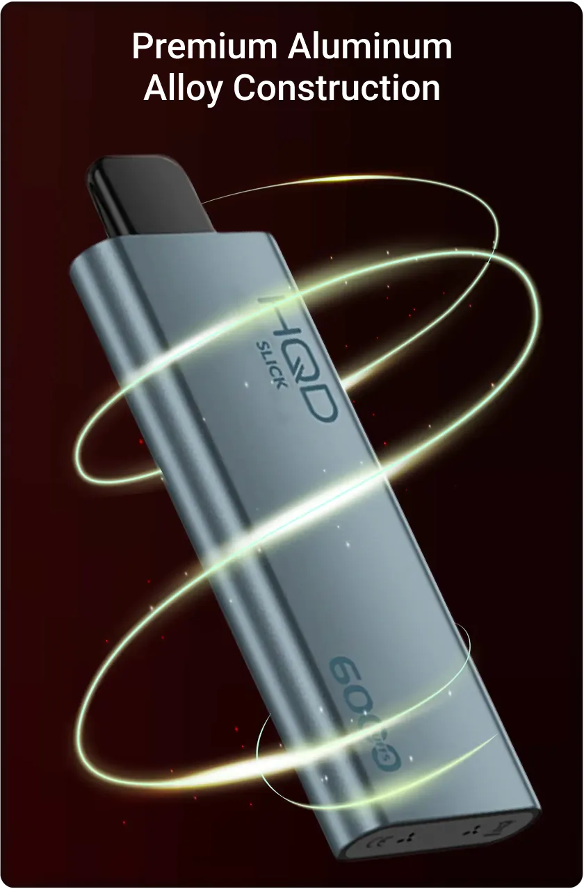 HQD Cuvie Slick premium aluminum alloy device with swirl rings