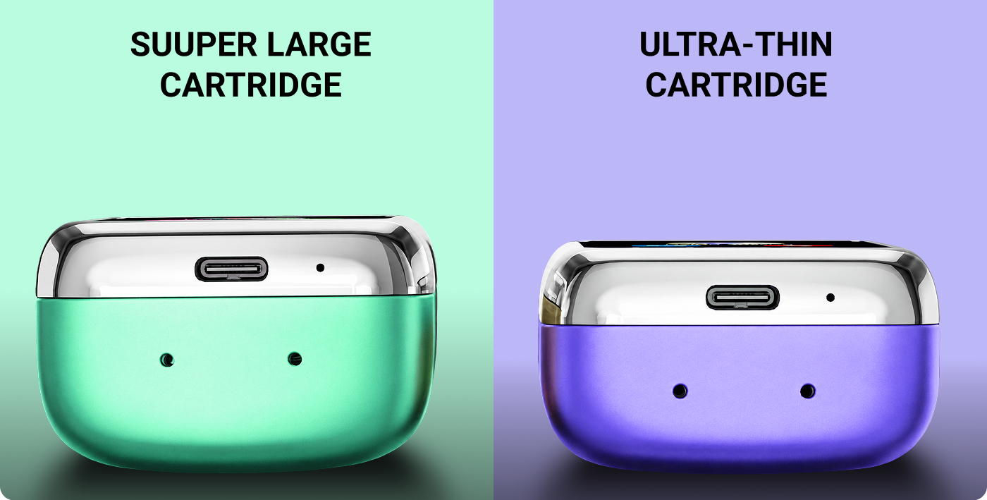 HQD Click Pro cartridge options