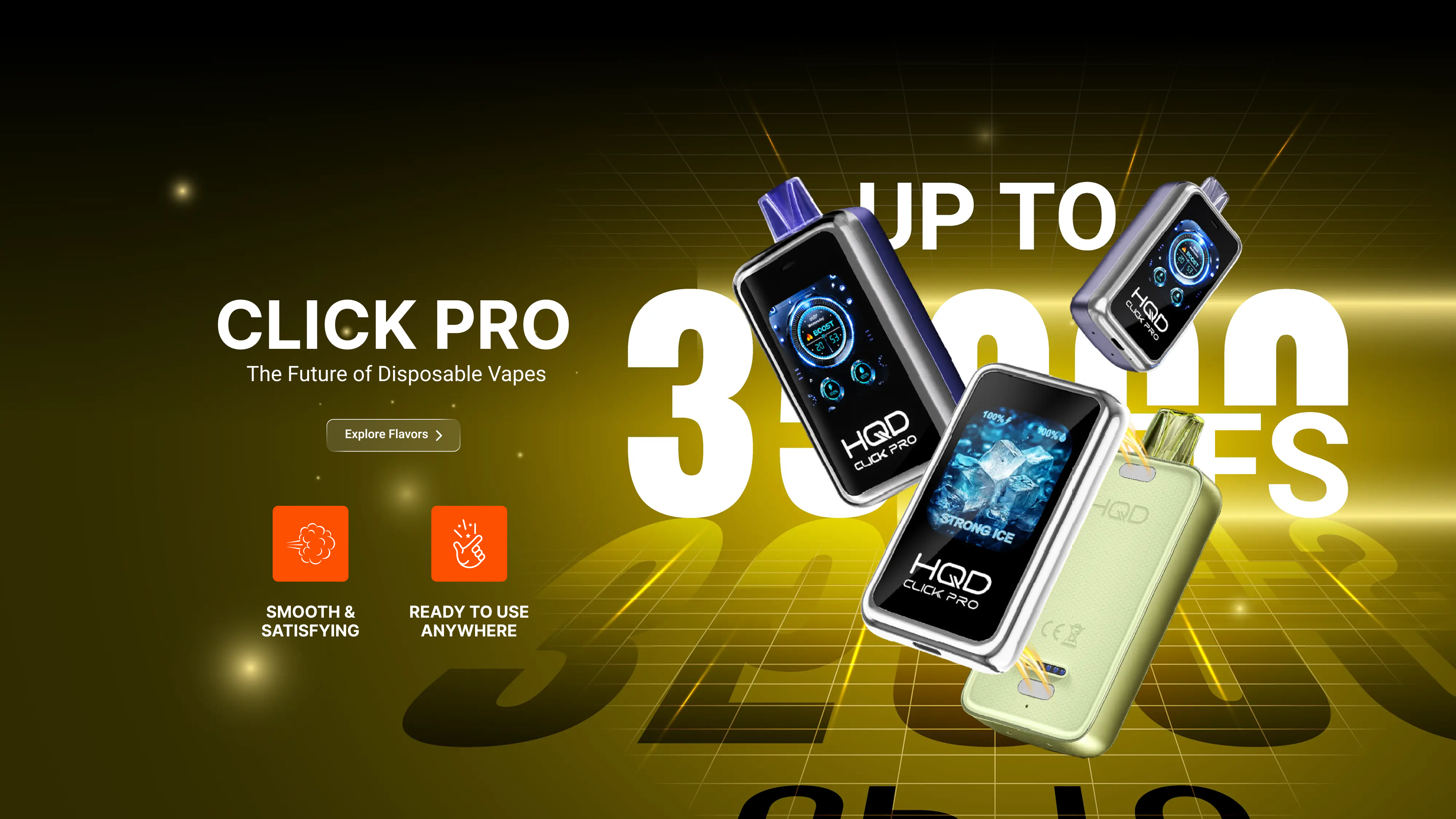 HQD Click Pro hero banner