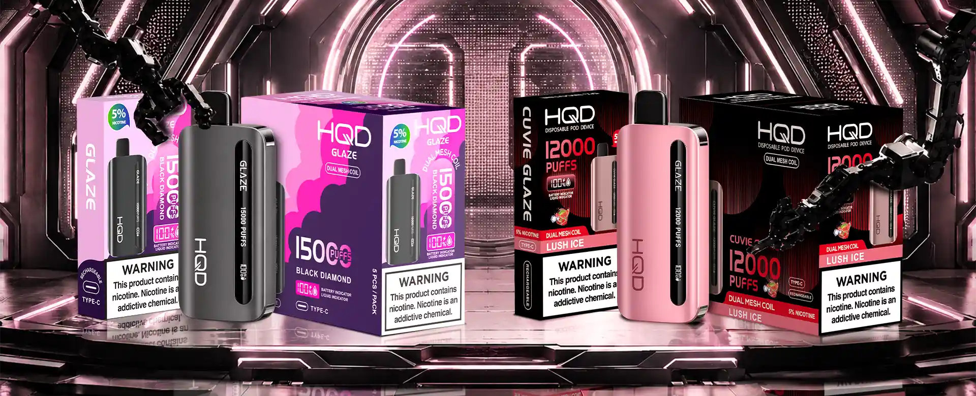 HQD Glaze Plus retail packaging