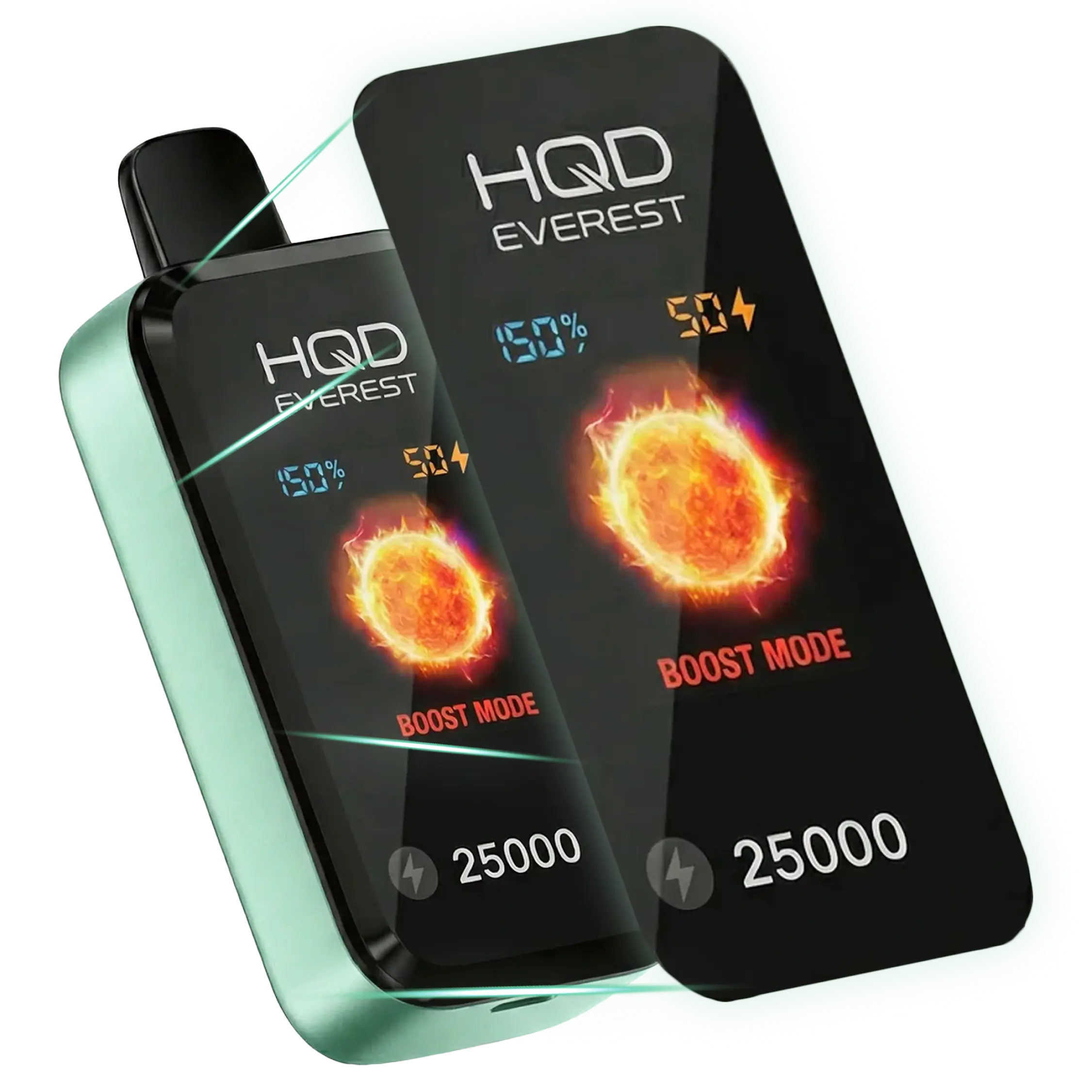 HQD Everest device with mango swirl composition