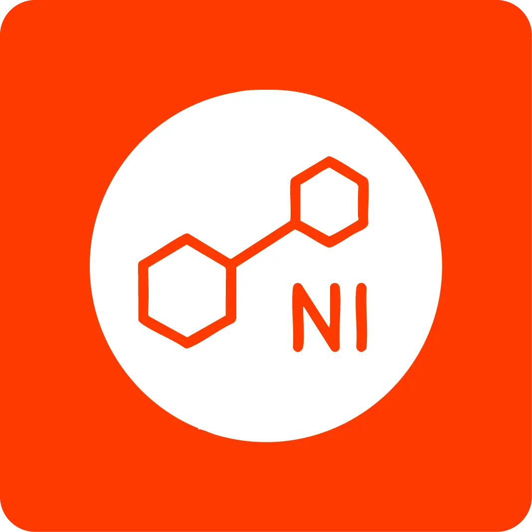 Nicotine percentage specification icon