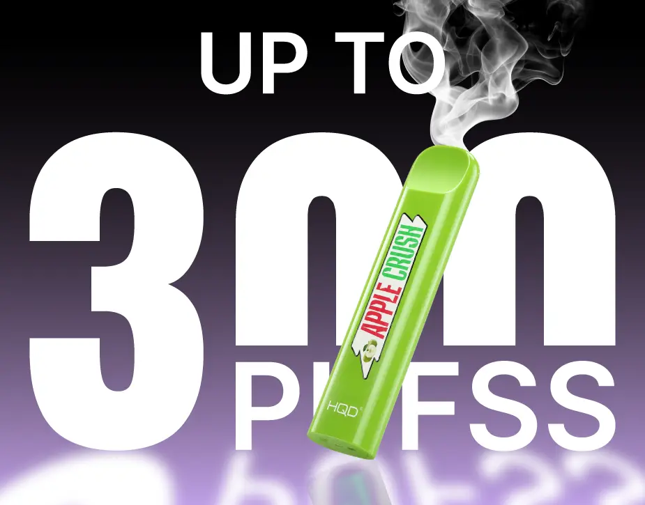 HQD V1 up to 300 puffs visual