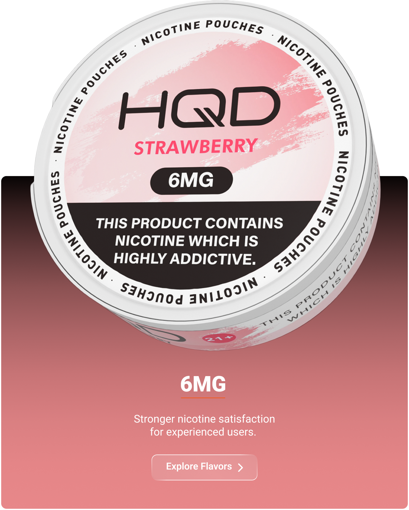 HQD Nicotine Pouches 6MG strength