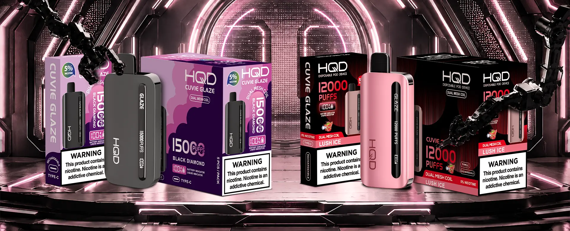HQD Glaze Plus retail packaging