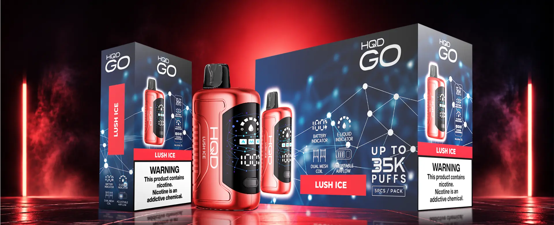 HQD Go retail packaging display