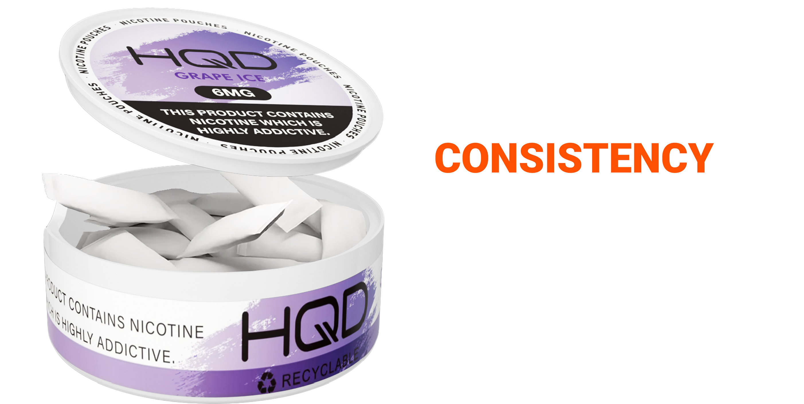 HQD Nicotine Pouches enjoyment banner